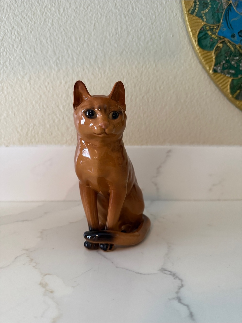 Vintage MCM JSC Pottery Abyssinian Cat 1967 - Picture 8 of 8